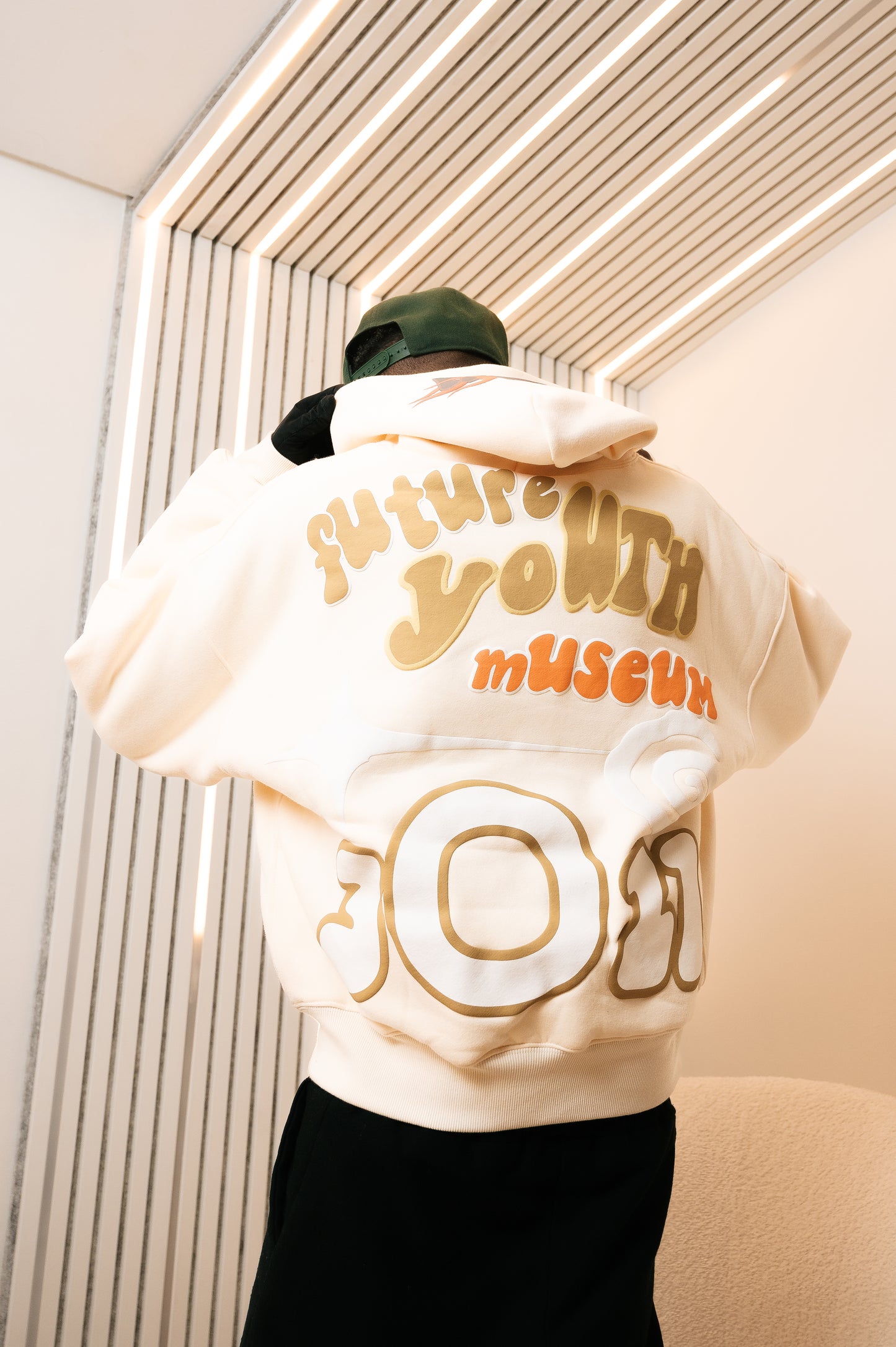 #1LOVE + LUCID DREAMS HOODIE "beige"