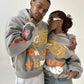 #1LOVE + LUCID DREAMS HOODIE "grey"